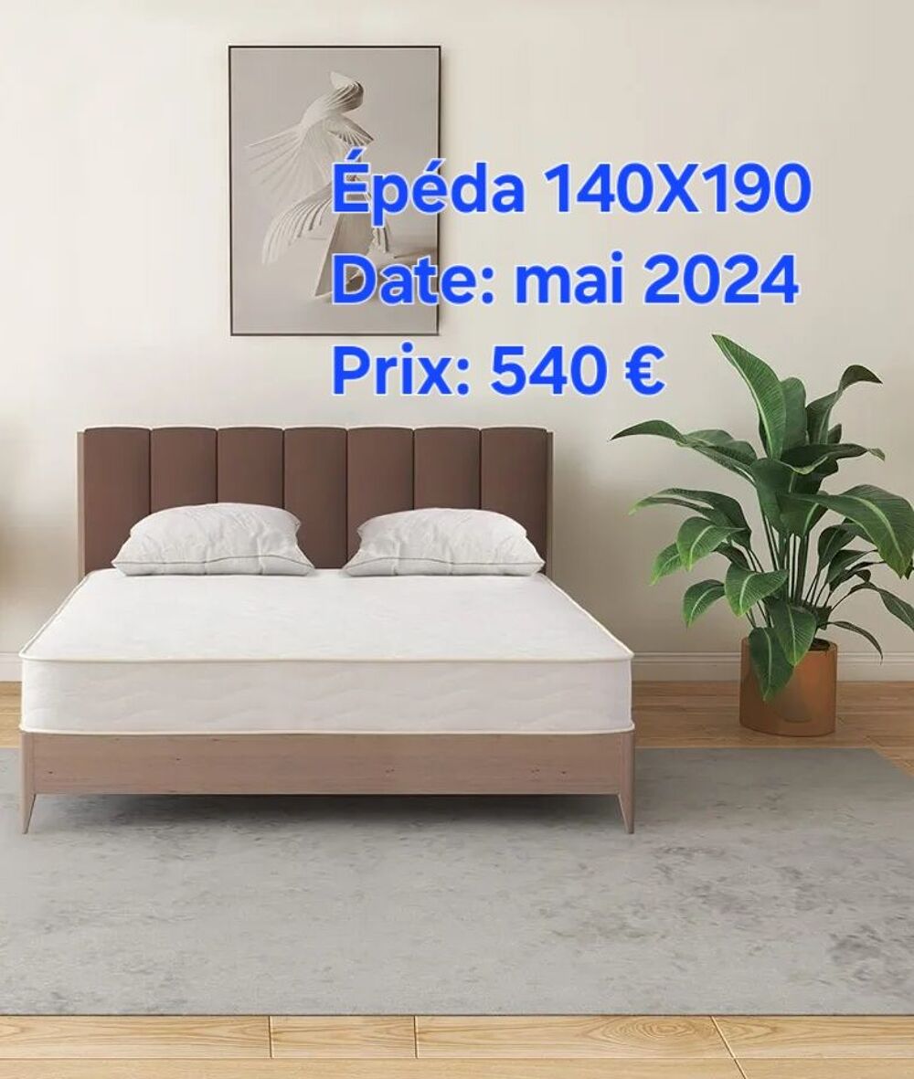 Matelas &Eacute;P&Eacute;DA 140X190 Meubles