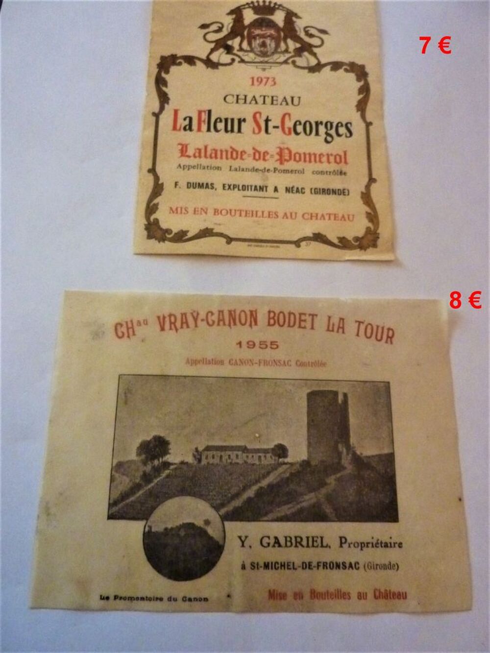 Etiquettes vin Décoration