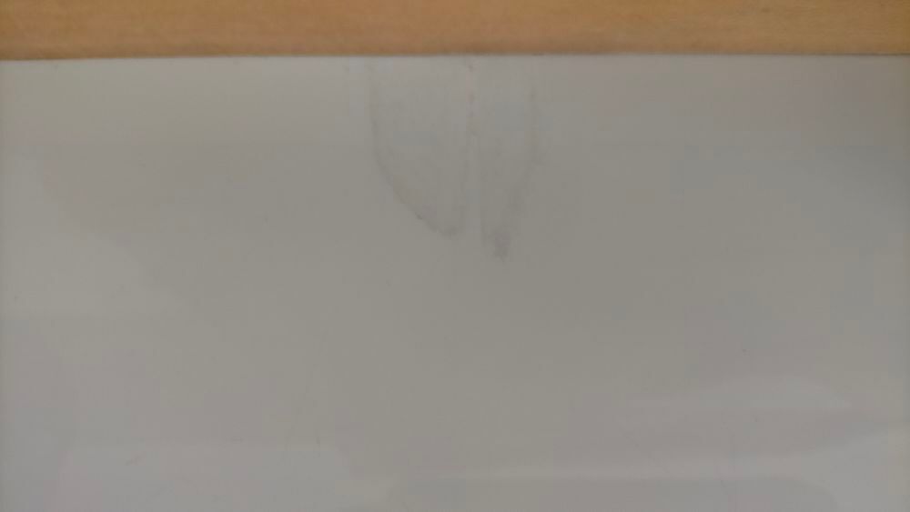 grande CONSOLE laqu&eacute; blanc 2 tiroirs Meubles