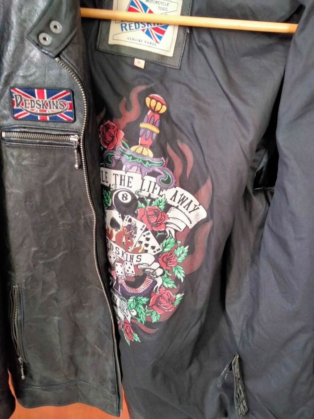 Blouson cuir Redskins Vêtements