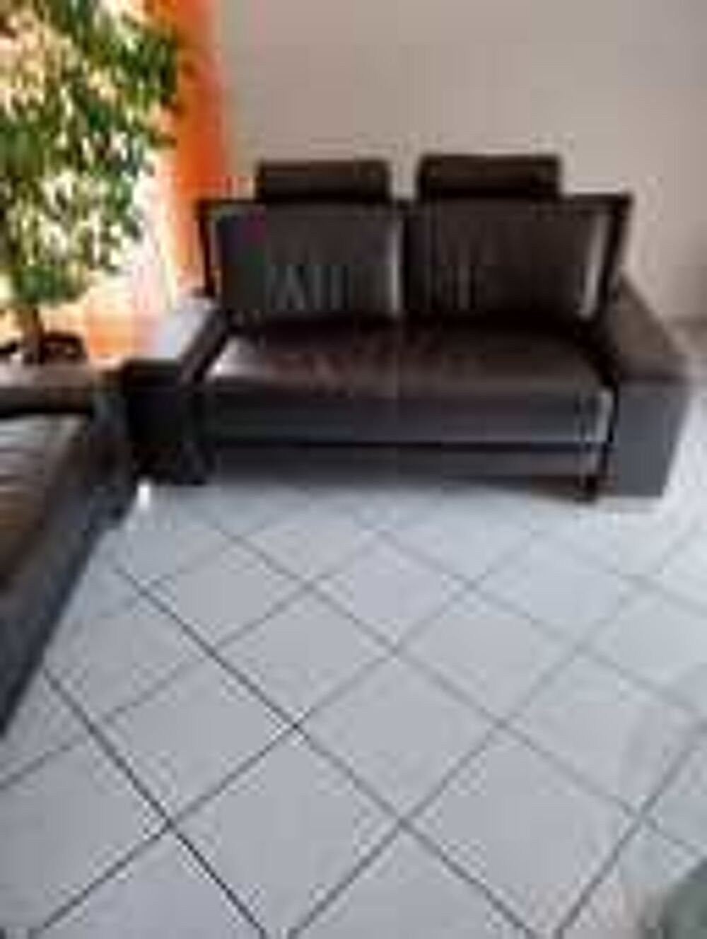  2 canapes cuir Meubles