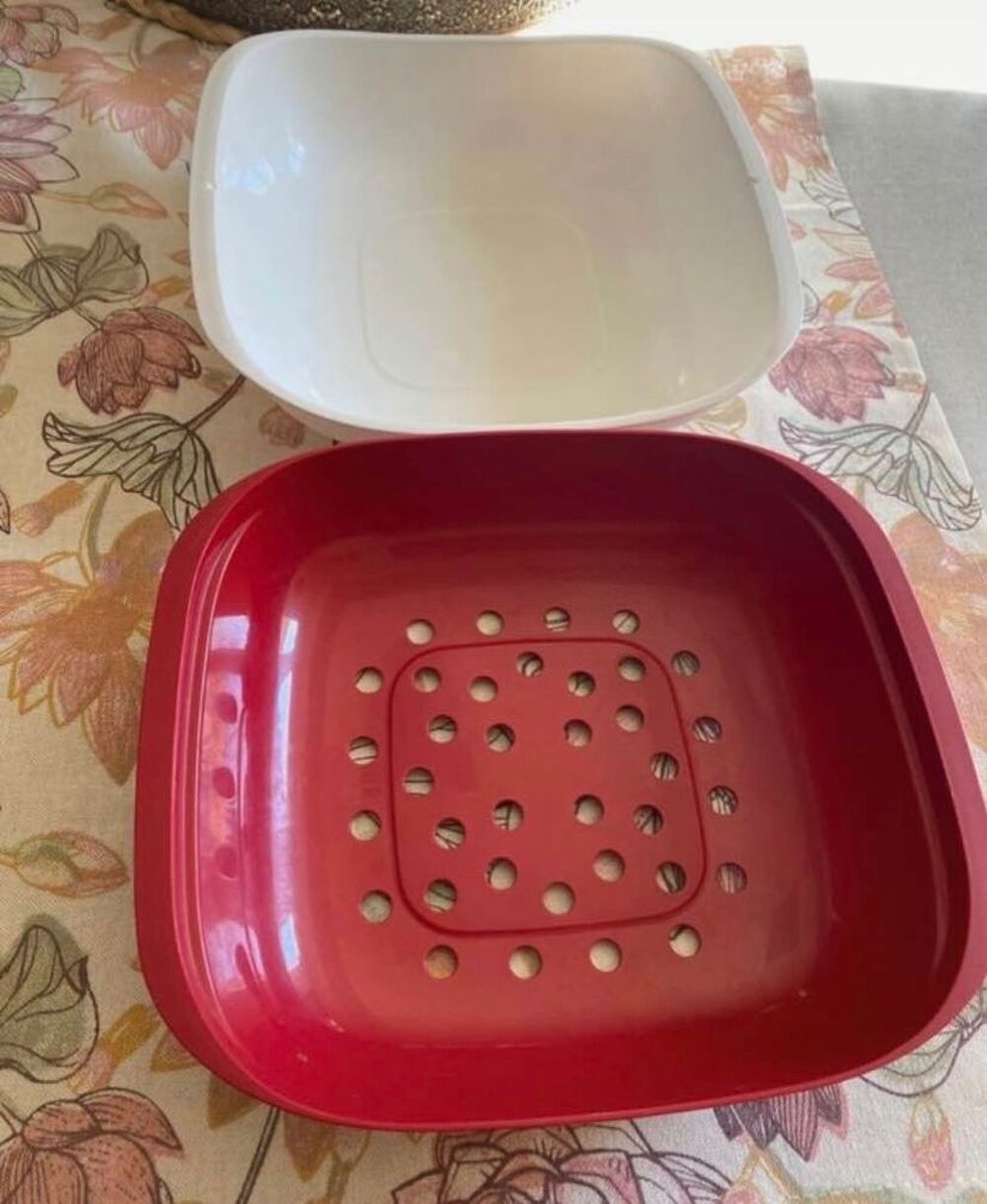 Duo Passoire et Saladier Egouttoir Tupperware - Excellent &eacute;tat Electroménager