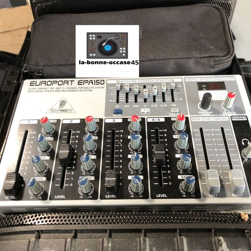 console EPA 150 Behringer DVD et blu-ray