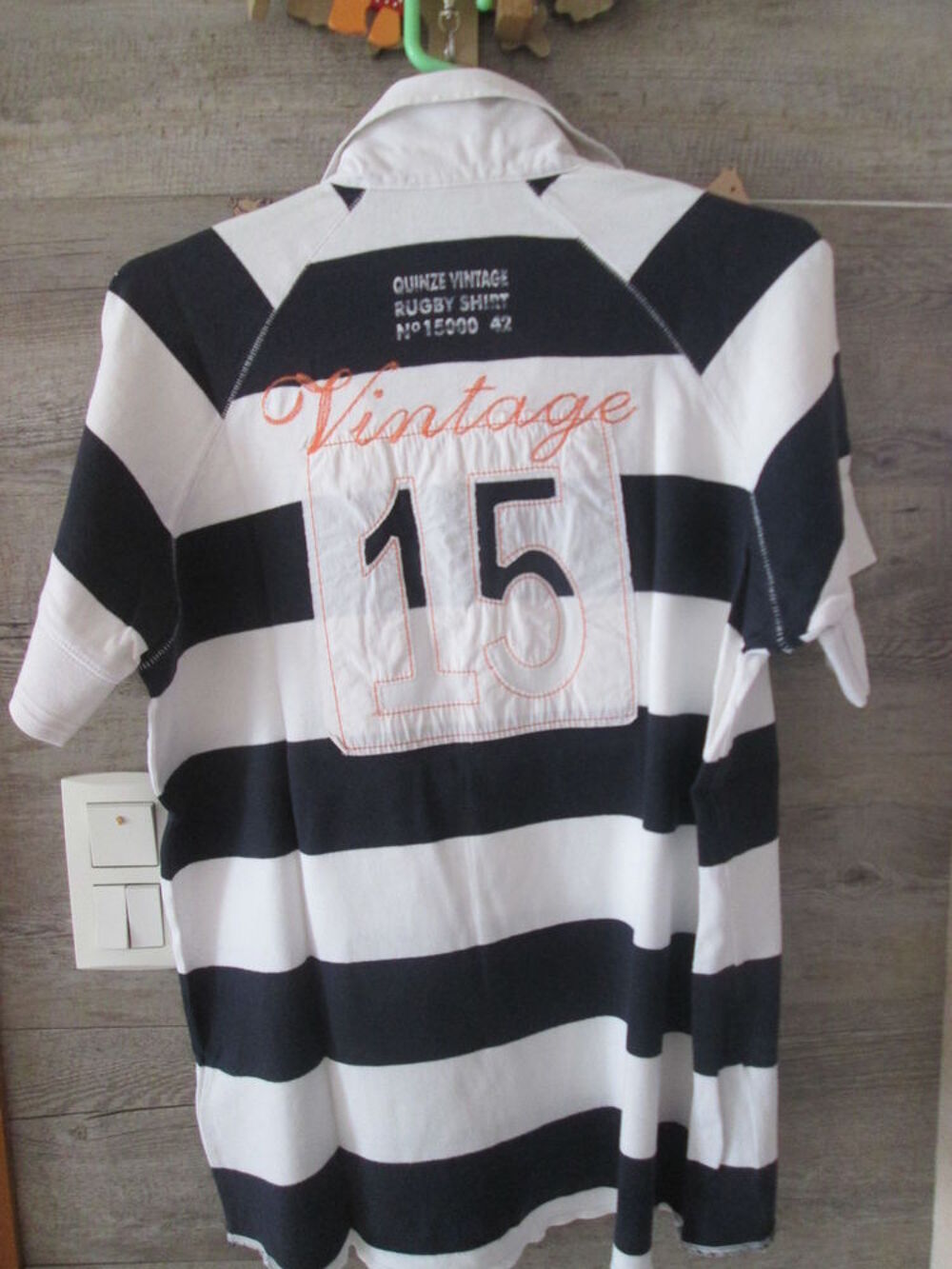 Polo manches courtes Serge Blanco taille M Vtements