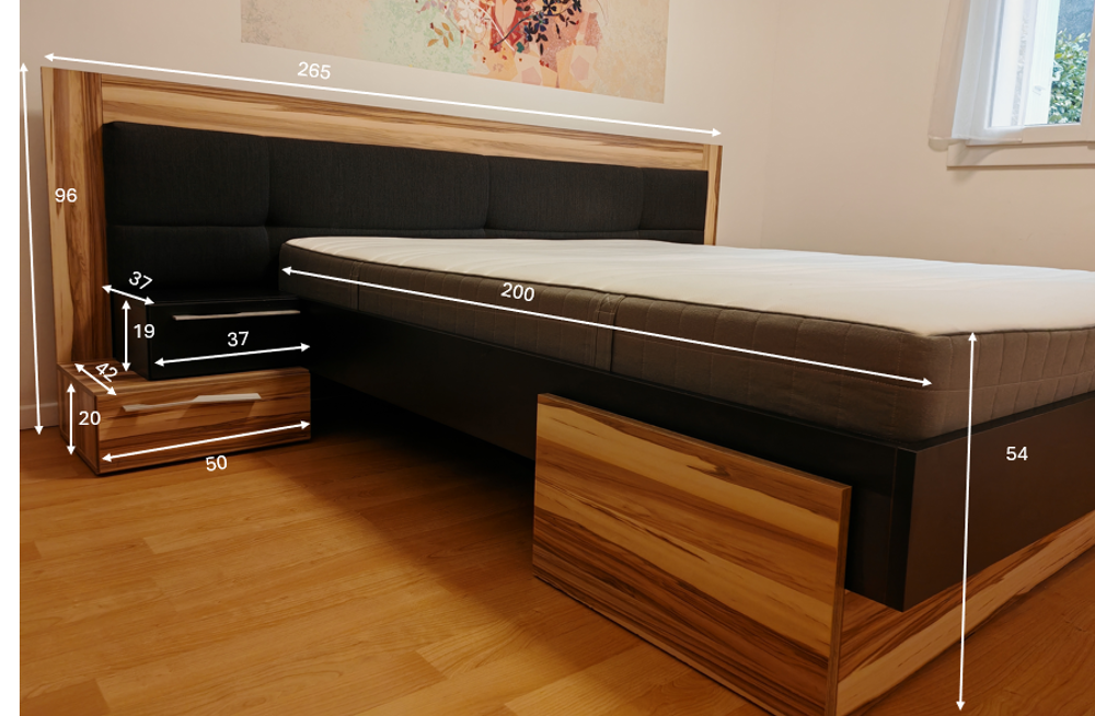 Lit 2 personnes 160 x 200 Meubles