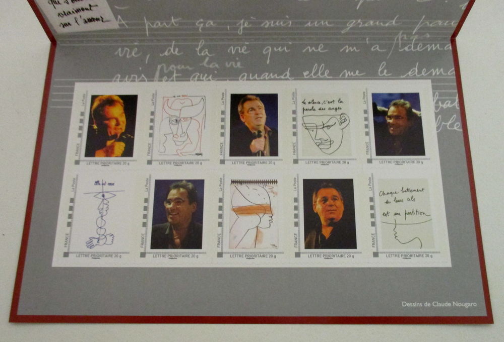 Timbres Claude Nougaro, La Poste 