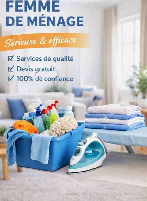 Employ&eacute;e de maison - entretien et conciergerie priv&eacute;e 0 86000 Poitiers