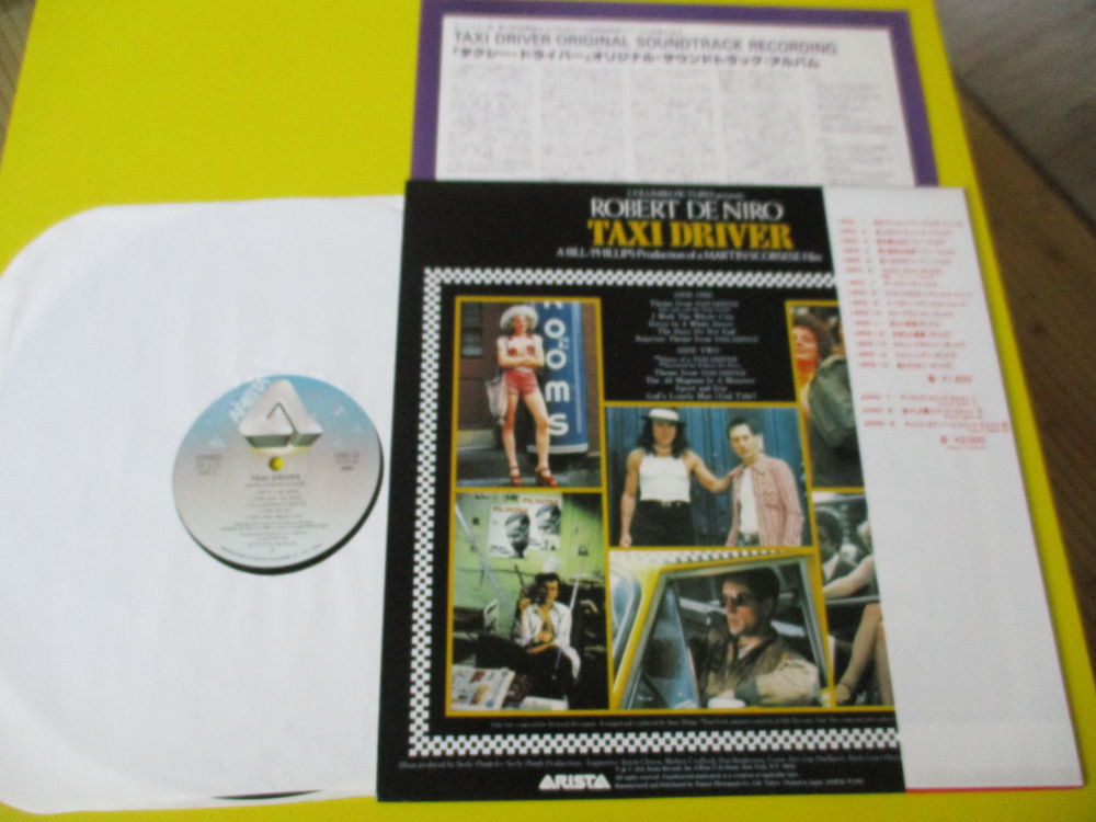 TAXI DRIVER 33 TOURS BOF BERNARD HERRMAN SCORCESE DE NIRO CD et vinyles