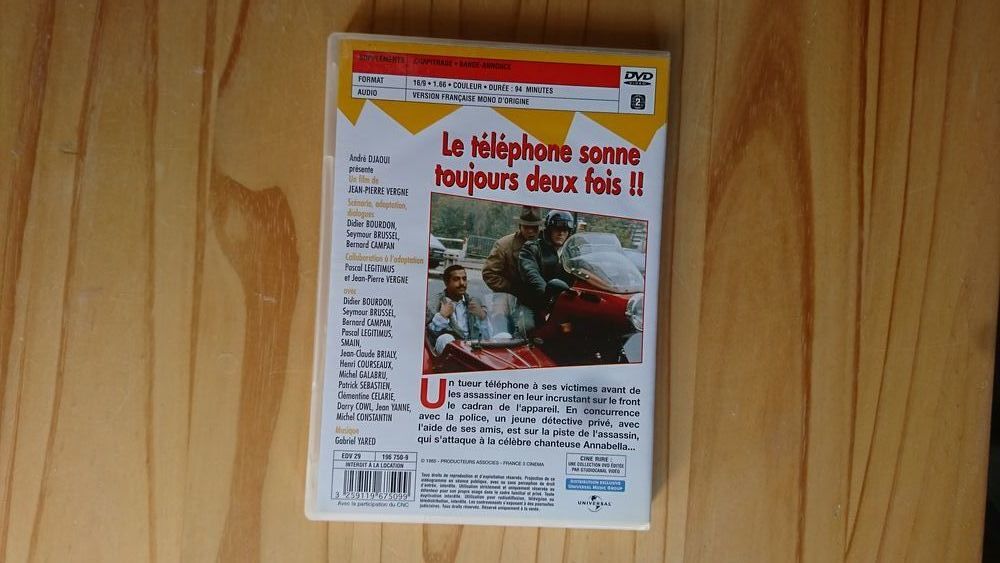 DVD Le t&eacute;l&eacute;phone sonne toujours deux fois DVD et blu-ray