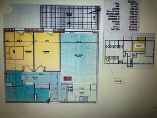  Appartement � vendre 3 pi�ces 68 m�