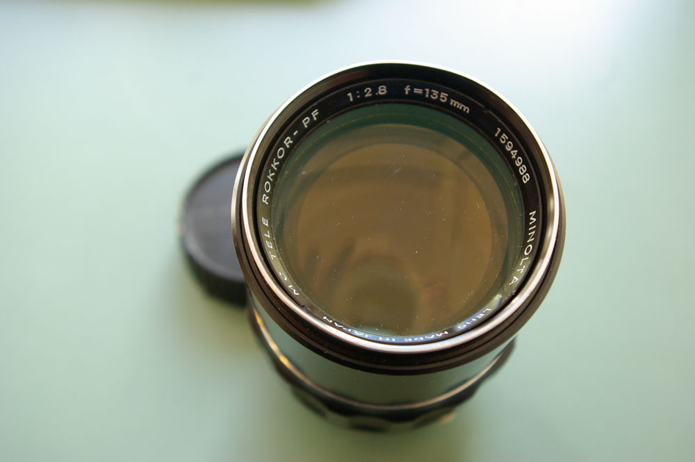 Objectif MINOLTA -135mm MC TELE ROKKOR 2.8 Photos/Video/TV