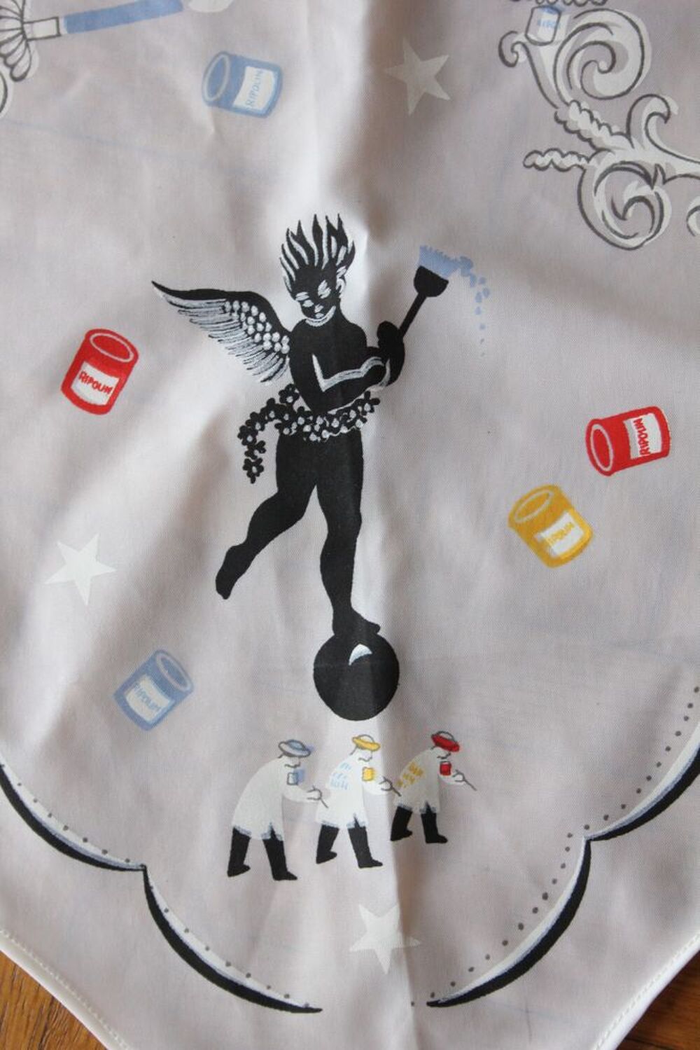 Foulard vintage 1960 anti-pluie RIPOLIN 