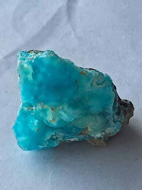 Magnifique Hémimorphite Bleue Mamelonnée sur Matrice-RDC 18g 25 Bagneux (92)