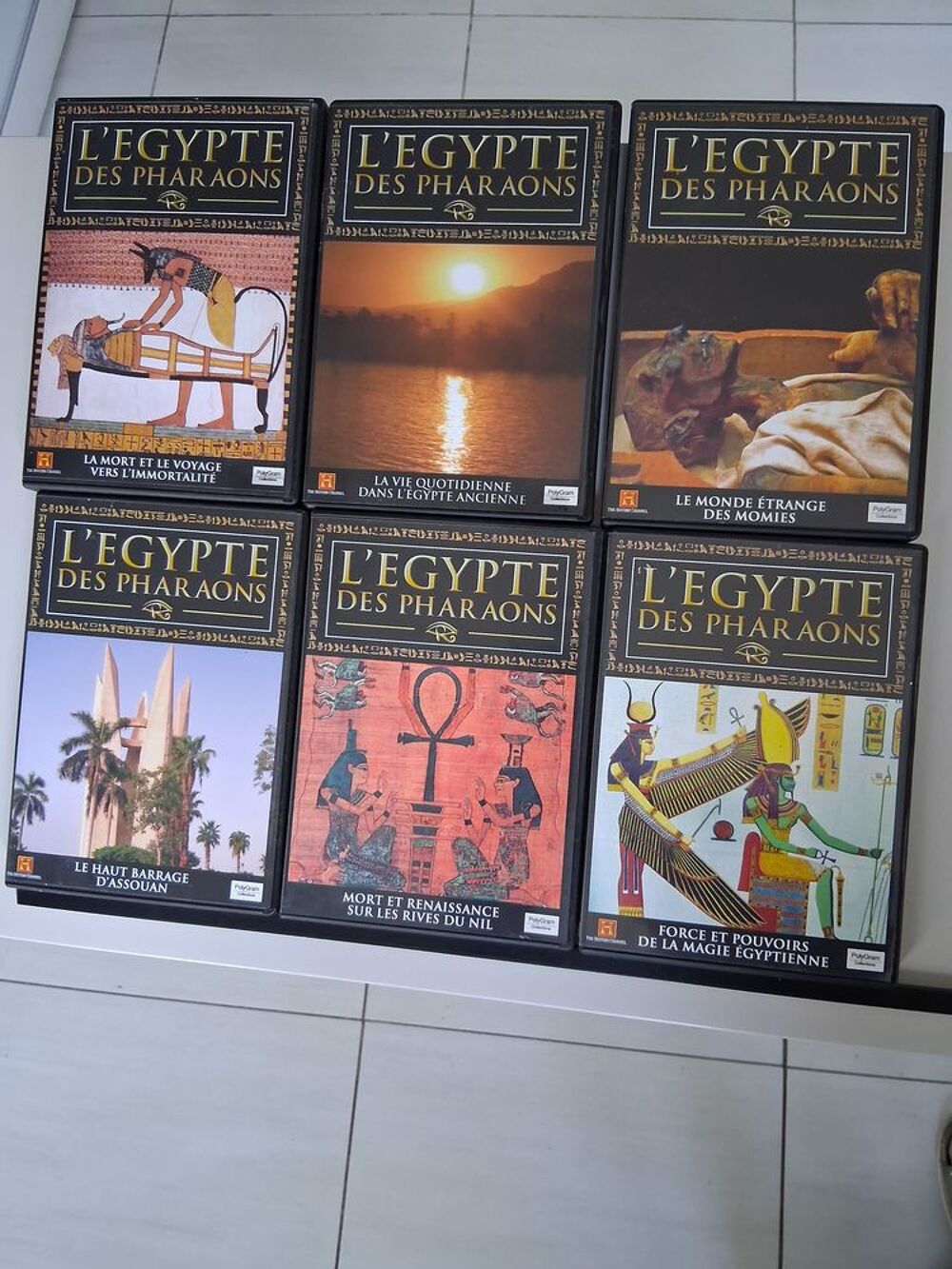 Collection 46 DVD sur l'Egypte des Pharaons DVD et blu-ray