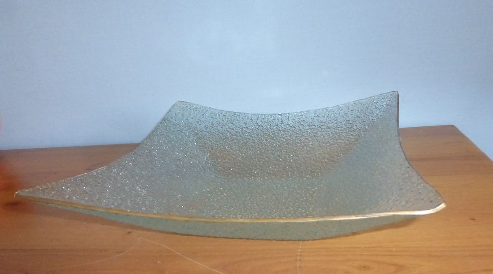 PLAT creux verre transparent Décoration