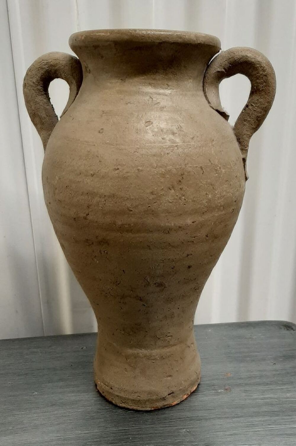 Vase artisanal type amphore Dcoration