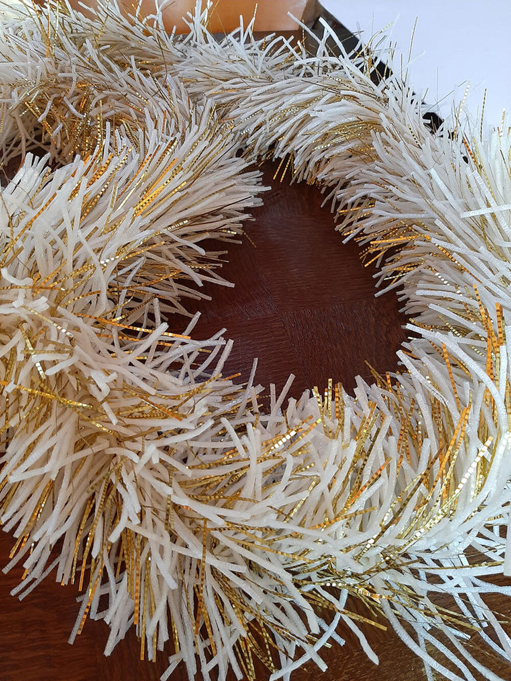 Guirlande Blanc et Or 2M50 D�coration