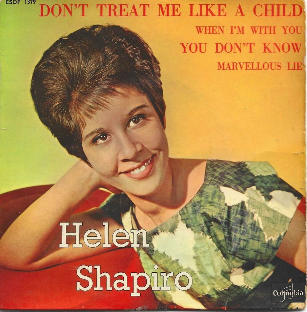 Helen Shapiro "Don't Treat Me Like a Child" CD et vinyles