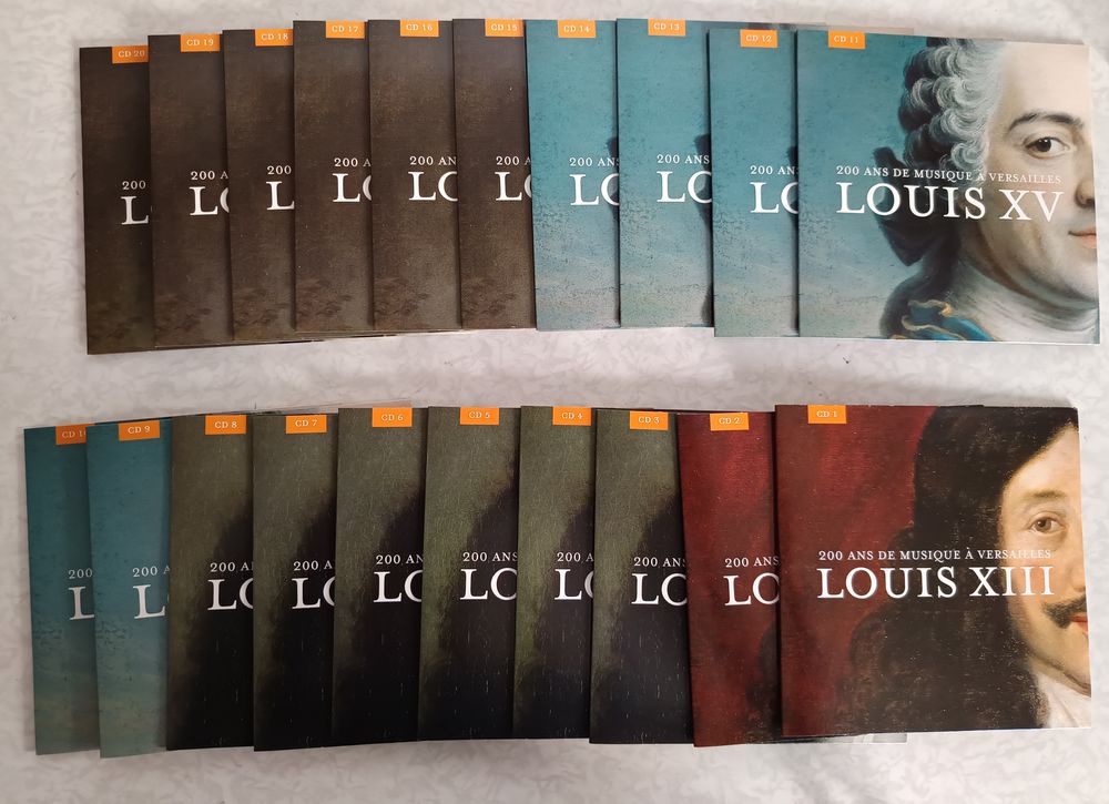 200 ans de musique &agrave; Versailles Coffret 20 CD Box Lully Rame CD et vinyles