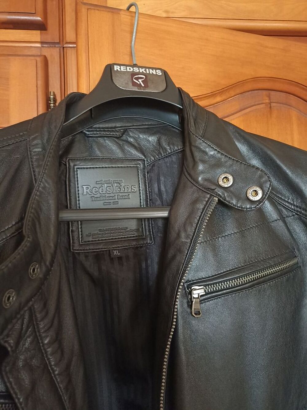blouson cuir Redskins. Vêtements