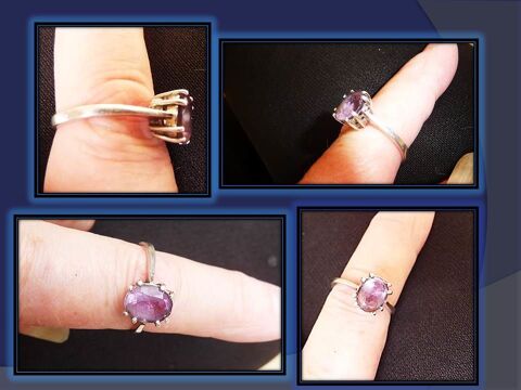 Bague argent et Am�thyste 35 Nice (06)