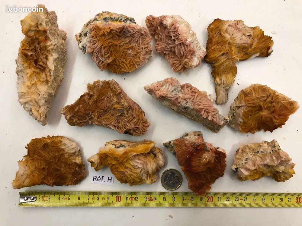 Barytines - lot de min&eacute;raux de collection 