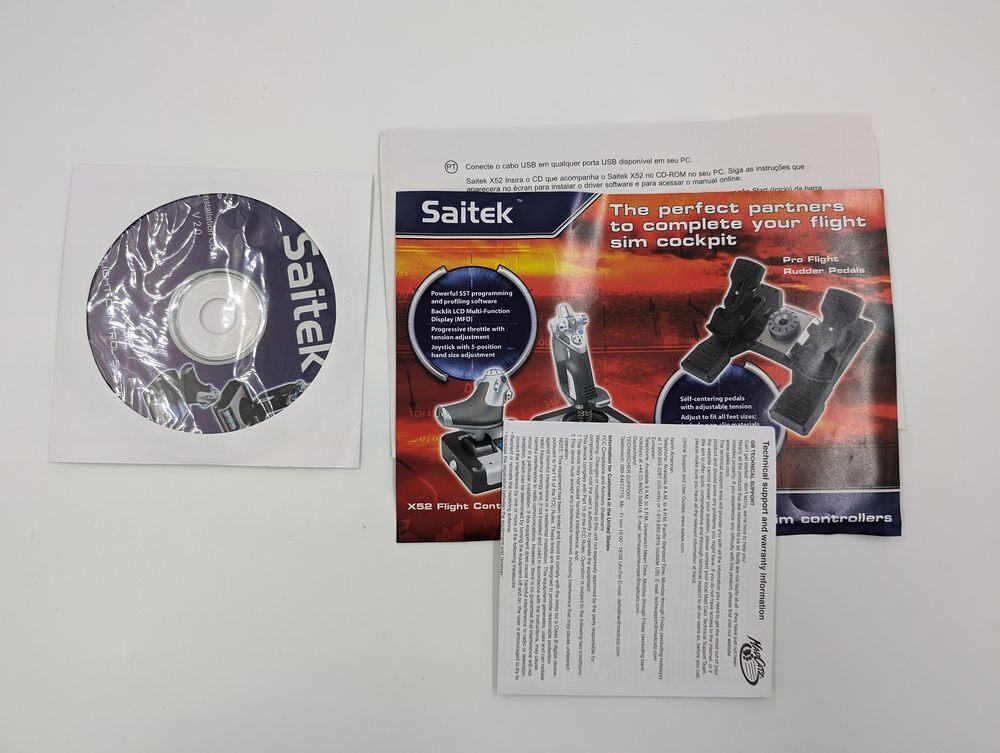 Logiciel CD installation V 2.0 Saitek avec notices Matériel informatique