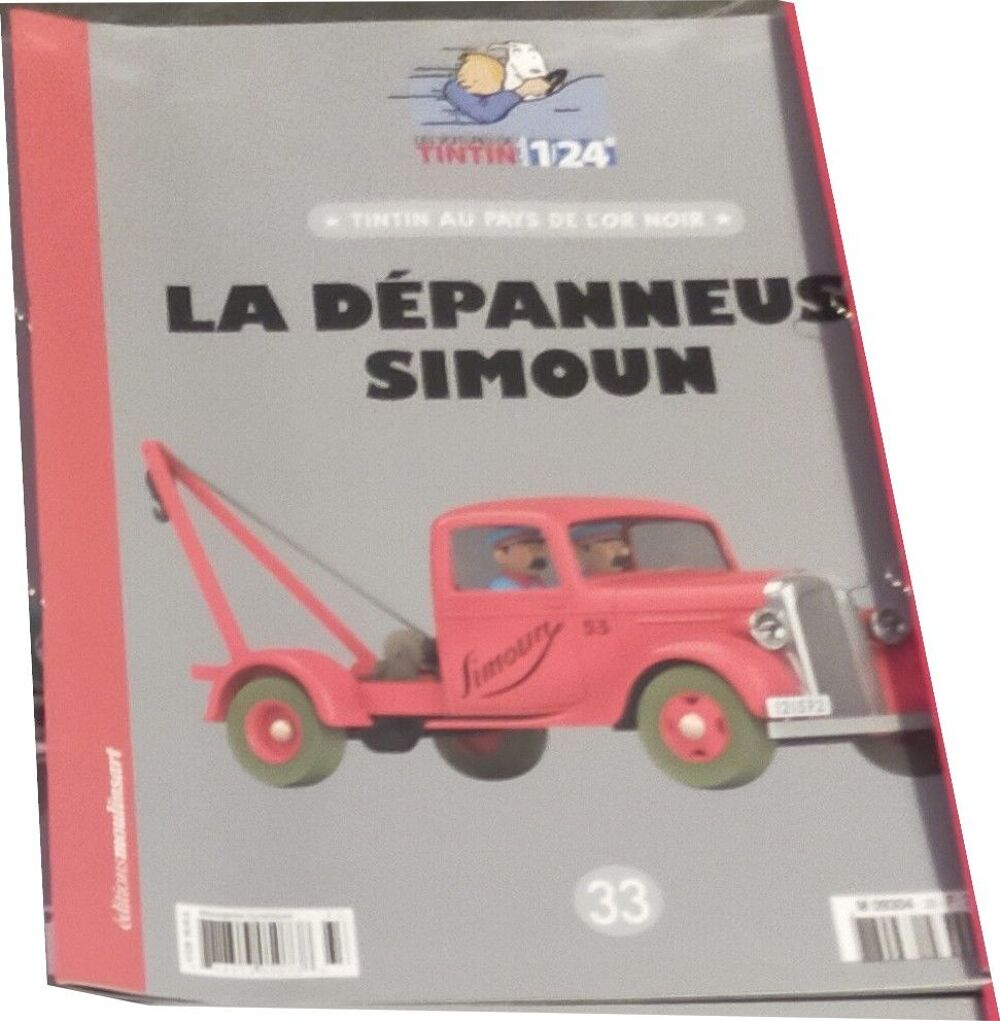miniature Tintin la d&eacute;panneuse Simoun 1/24e neuve
