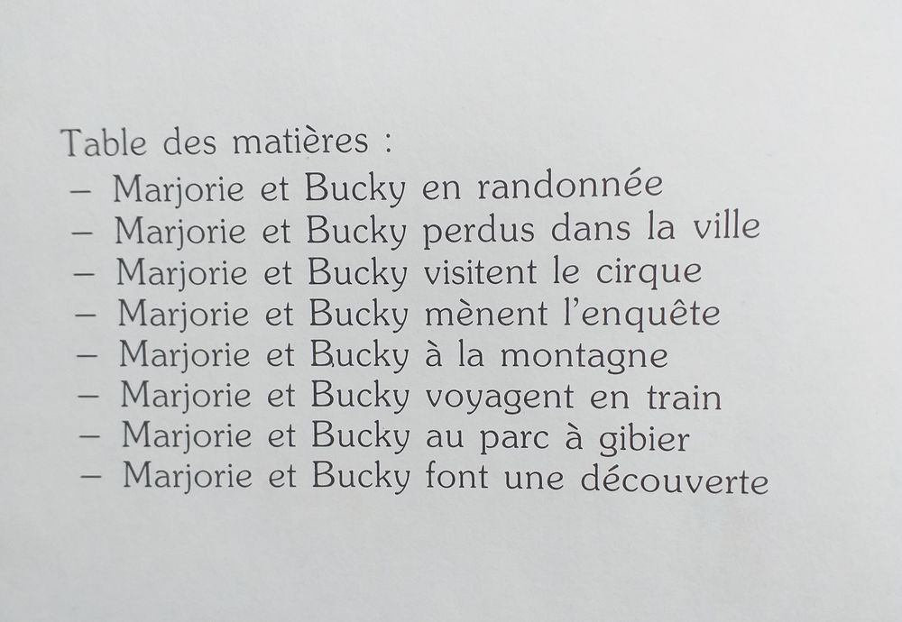 MARJORIE et BUCKY Vive l'aventure (8 titres) Hemma &eacute;ditions Livres et BD