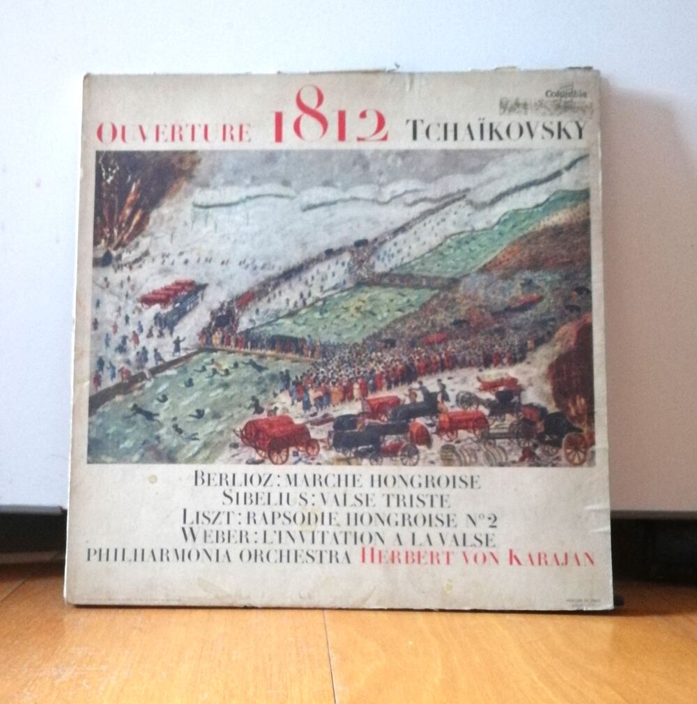 LP Tchaikovsky : Ouverture 1812 (Karajan) - SAXF 160 CD et vinyles