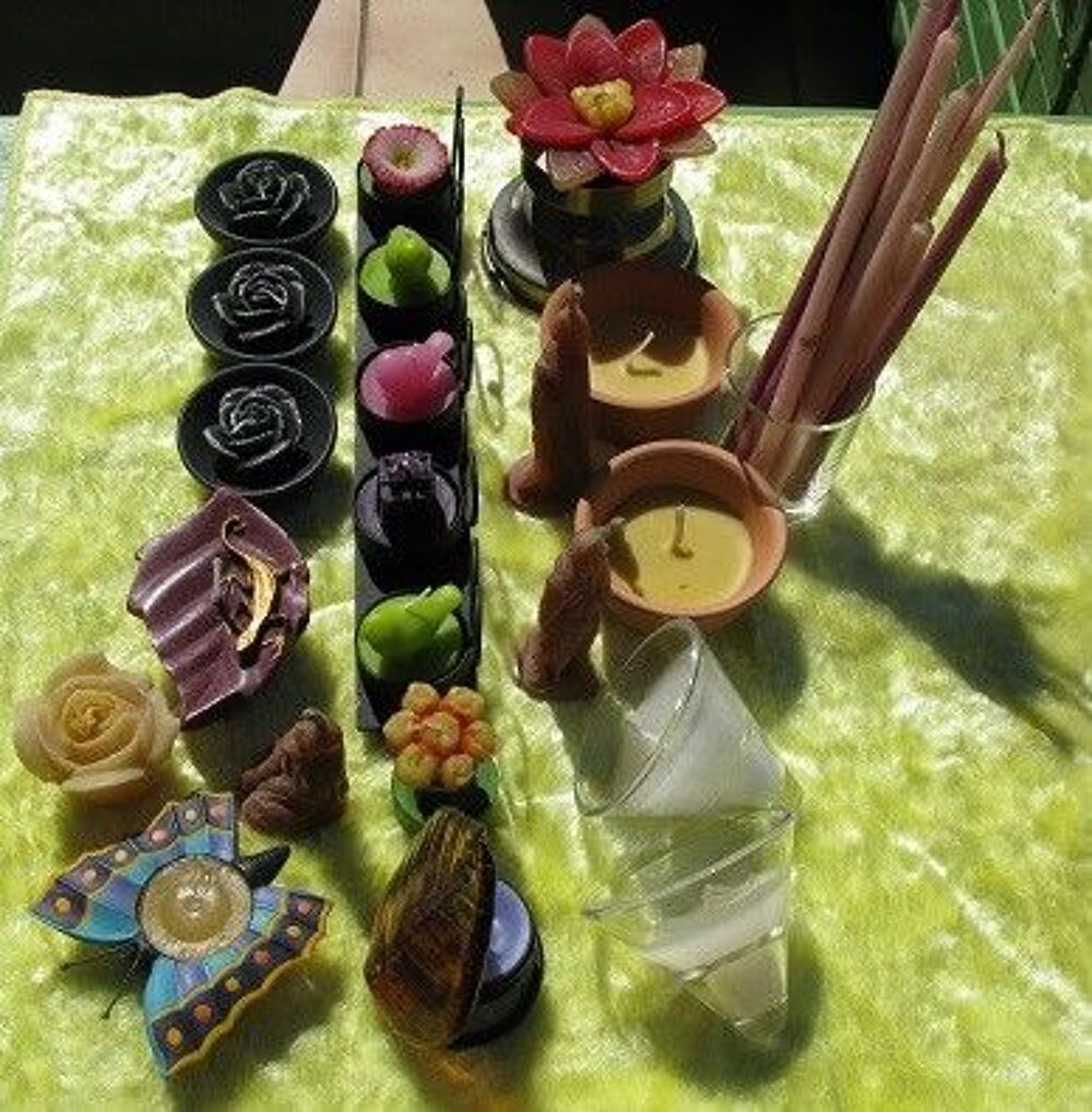 31 bougies anciennes Décoration