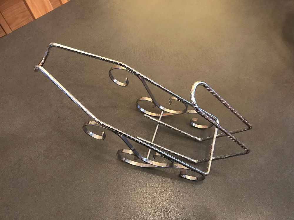 R&eacute;chaud de table et porte bouteille m&eacute;tal brillant Cuisine