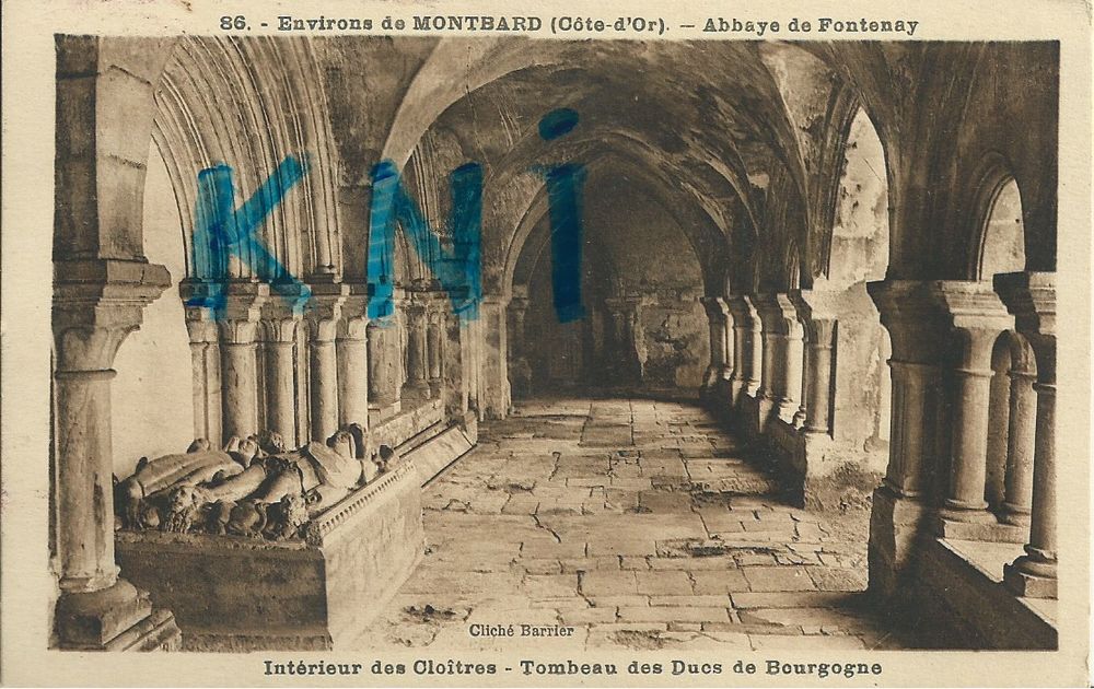  cpa 21 Montbard , abbaye de fontenay 