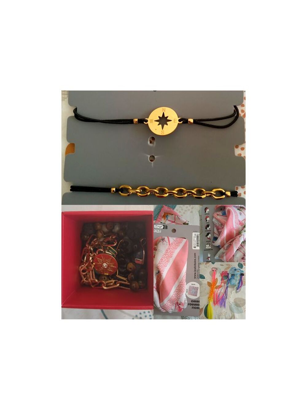 Bracelet et perle et accessoires pour cheveux Bijoux et montres