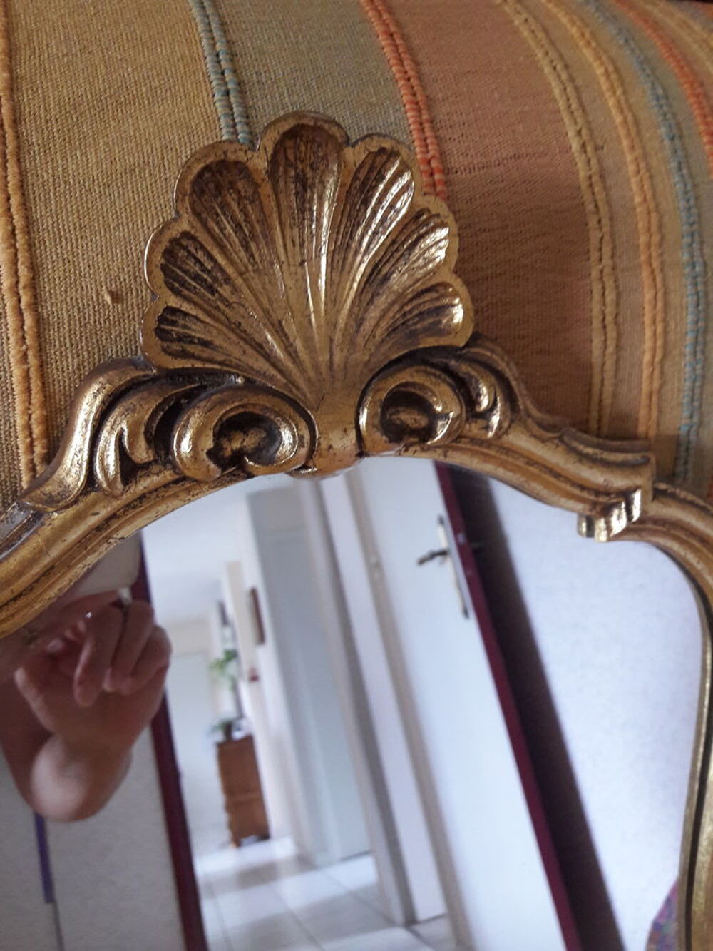 Miroir bois dor&eacute; * vintage parfait &eacute;tat Dcoration