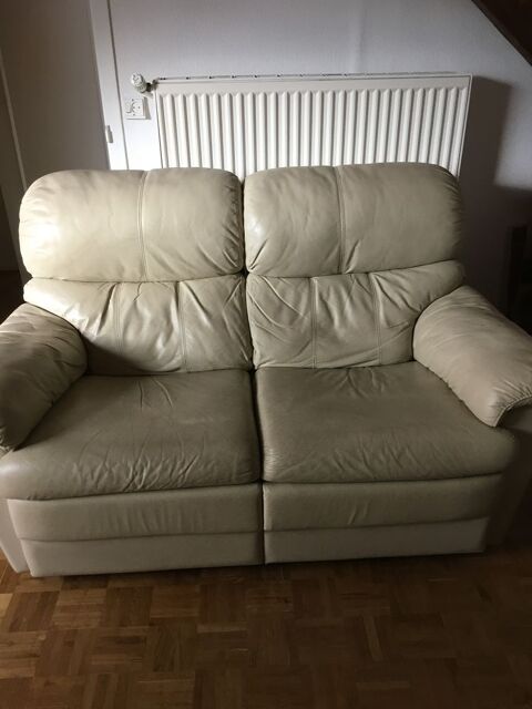 Canap RELAX cuir bla cass banquette 160 cm et sige  90 cm 800 Charleville-Mzires (08)