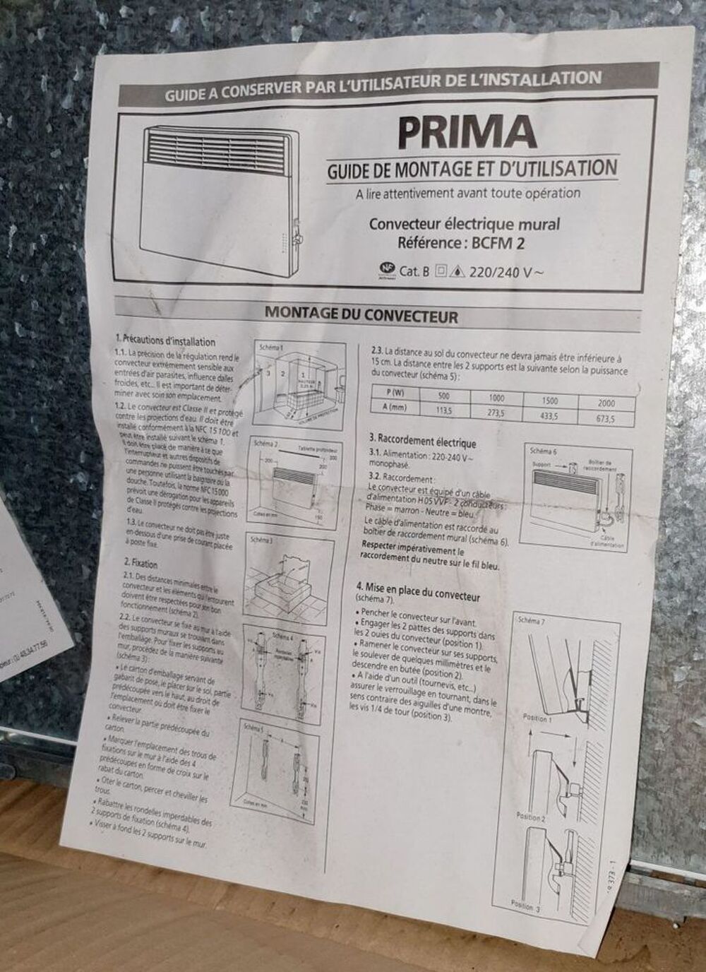 Radiateur fonte Vintage, 4 Colonnes &quot;hors gabarit&quot; Bricolage