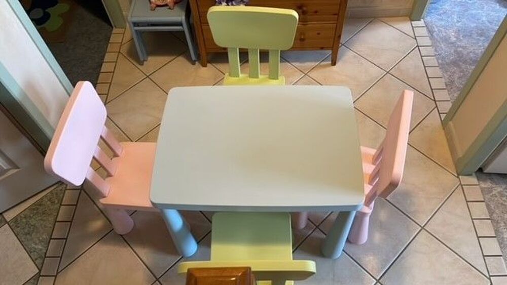 Table avec chaises Mobilier enfants