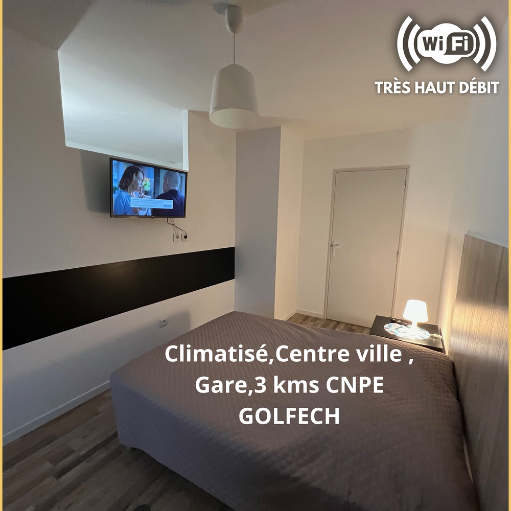    Appart cosy climatisé proche CNPE Centre Gare Midi-Pyrénées, Valence (82400)