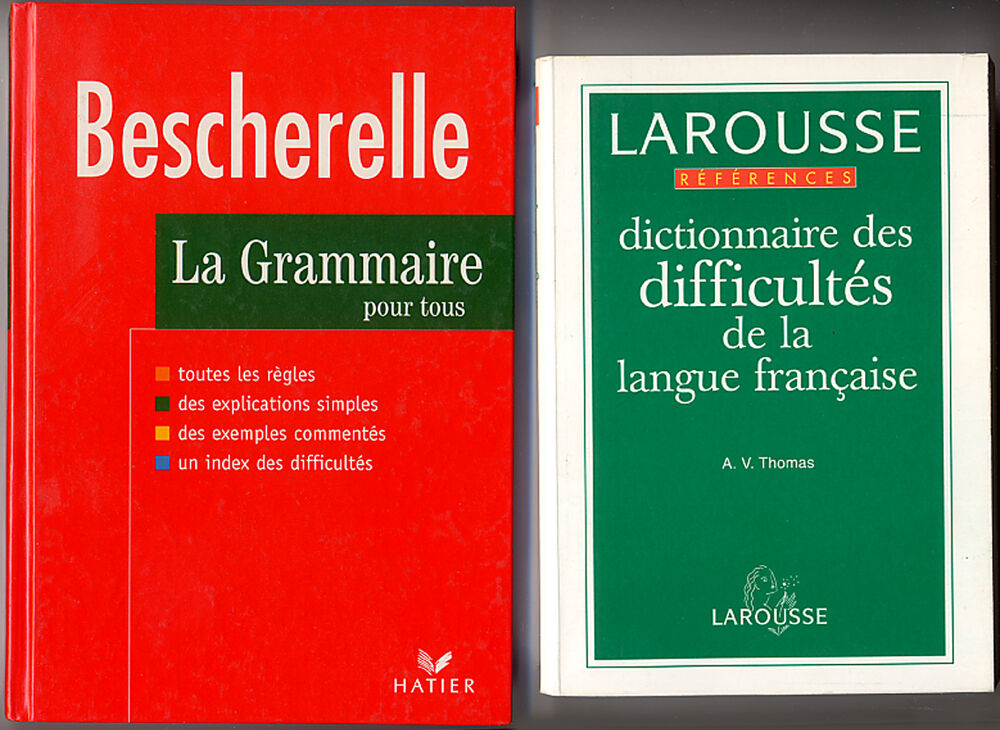 LOT de 2 ouvrages sur la langue fran&ccedil;aise Livres et BD