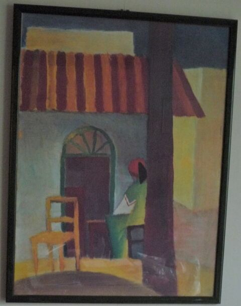 Tableau  Caf� Turc  de A Macke 26 Nancy (54)