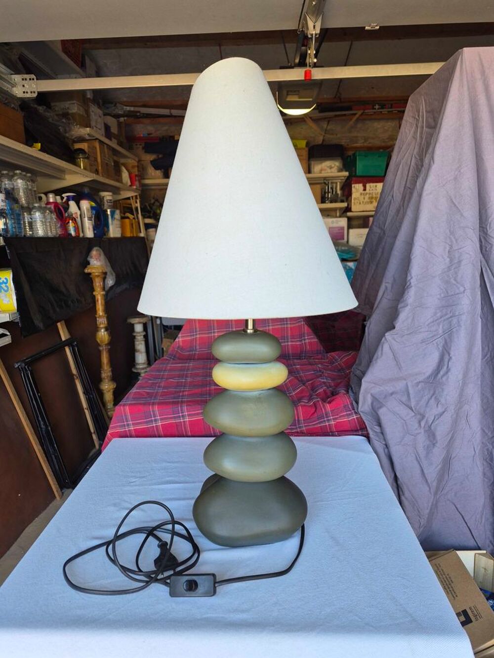 Lampe galets Décoration