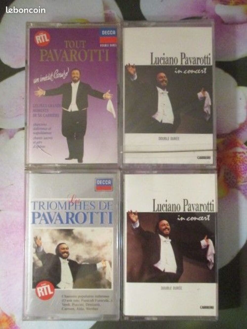 Cassettes audio Luciano Pavarotti CD et vinyles