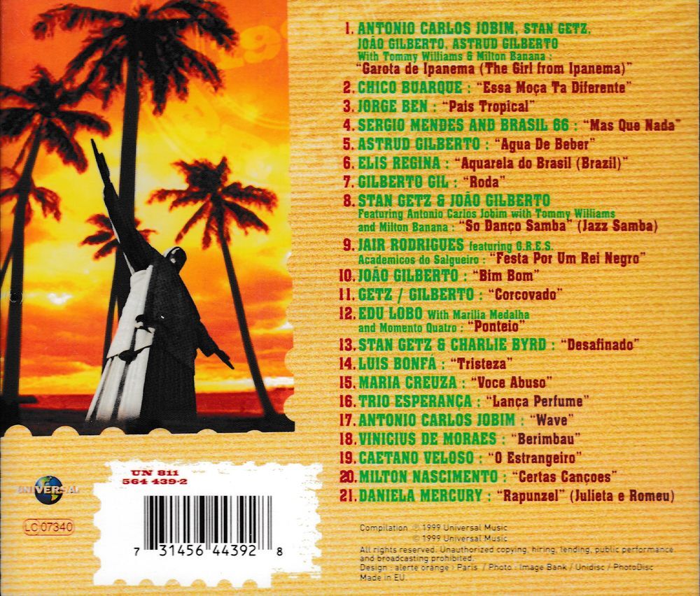 CD No.1 Br&eacute;sil Compilation CD et vinyles