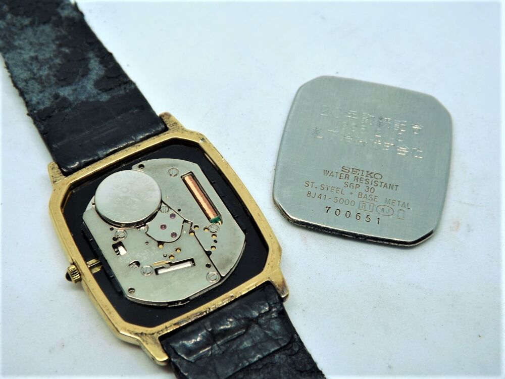 Tr&egrave;s rare Montre Seiko Dolce 8J41-5000 1987 Bijoux et montres