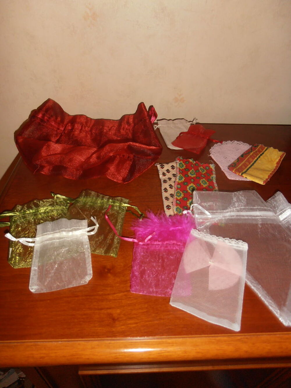 14 pochettes organdi Bricolage
