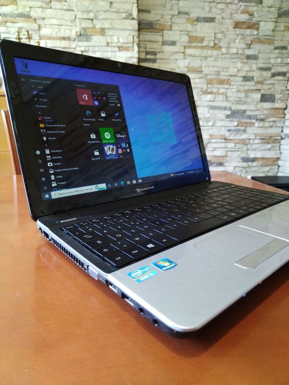 PC PORTABLE PACKARD BELL i3 8Go SSD 120 Go R2573 Matériel informatique