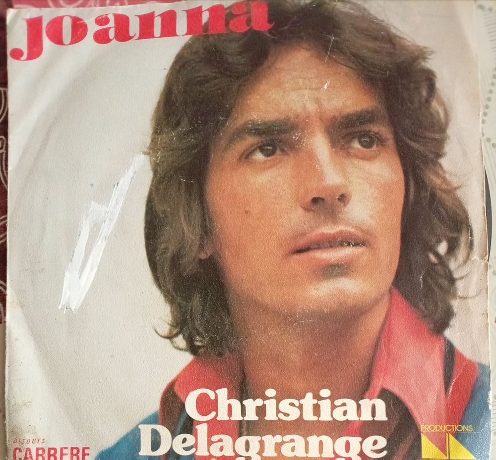 CHRISTIAN DELAGRANGE / 7 X DISQUES VYNIL 45 TOURS CD et vinyles