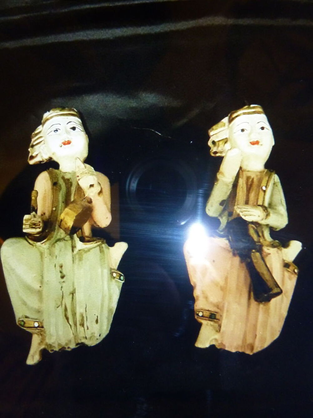 PERSONNAGE EN BOIS SCUPLTE Décoration