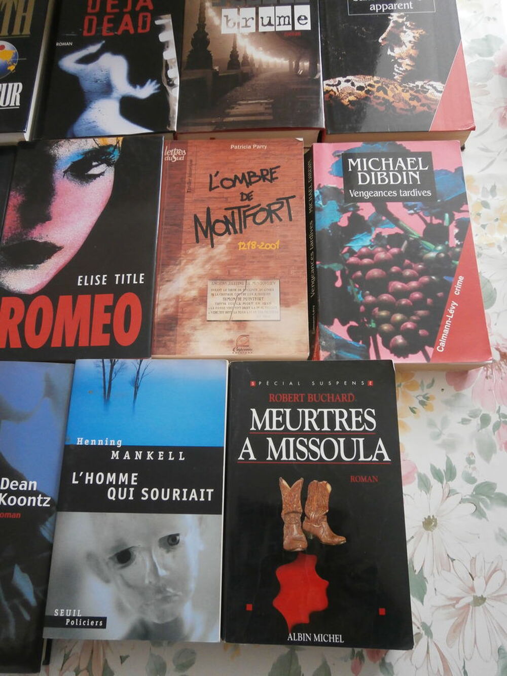 14x Romans, livres Policier,Suspense,Thriller Livres et BD